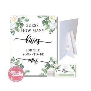 Bridal Shower Games - Wedding Shower Games - Bachelorette Games - Decorations